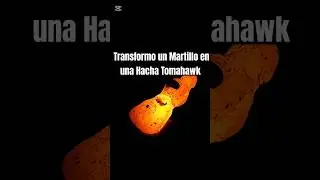 🔥As&iacute; transformo este viejo Martillo de bola en una Hacha Tomahawk #Hachatomahawk #hachaartesanal