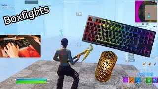 Razer Huntsman TE ASMR Chill🤩 Boxfight Gameplay Keyboard Fortnite 390 FPS Smooth 4K