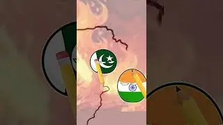 Pakistan and India #countryballs