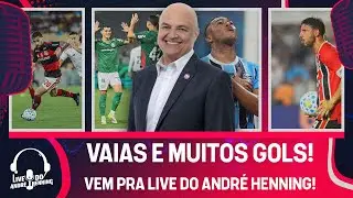 LIVE DO ANDRÉ: FLAMENGO E INTER FICAM NO EMPATE; PALMEIRAS E GRÊMIO METEM 5; SANTOS 1X1 SÃO PAULO