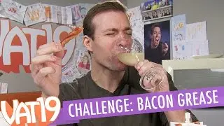 Man Drinks Straight Bacon Grease