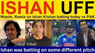 Pak Media Crying on Ishan Kishan batting today vs PAK | Ramiz Speaks, Shoaib Akhtar on Ind vs PAK WC