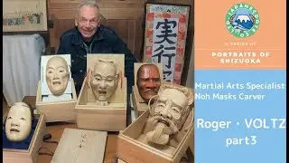 【3】Dive in Japanese culture with Roger Voltz, traditional Japanese Noh Masks craftsmen.