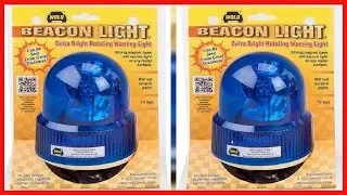 Wolo 3105-B: Reliable 12-Volt Rotating Warning Light for Every Need