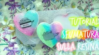 Tutorial Resina - Come creare le sfumature con gli ombretti e con i glitter