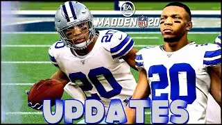 MADDEN NFL 20 Nov Title Update | 5 New NFL Player Likeness Updates Added! On & Off The Field Shots.
