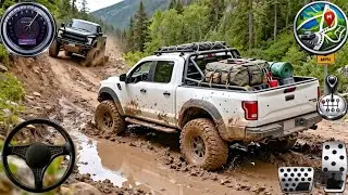🚨4x4 Offroad Pickup Driving Simulator Gameplay - Android Gameplay 🚧