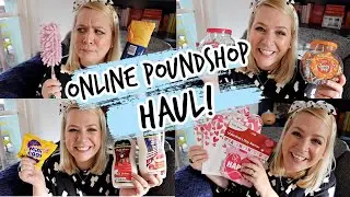ONLINE POUNDSHOP HAUL | Valentine's, Cleaning & Kids Treats!
