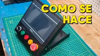 Como hacer una base para pantalla hmi para el laboratorio