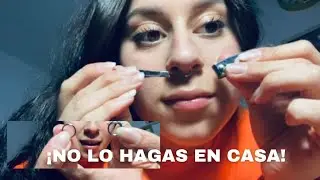 Me cambio el septum YO SOLA por primera vez | Ángela Soto