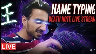 DEATH NOTE🔥NAME TYPING 💀DAY-47 #shorts  #shortsfeed  #anime  #livestream