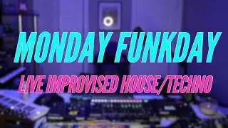 🔴 Monday Funkday No.113 &ndash; Live Improvised Techno & House | Digitakt 2, TR-8S, Moog, Novation Peak