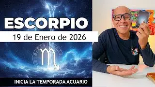 ESCORPIO | Horóscopo de hoy 19 de Enero 2026
