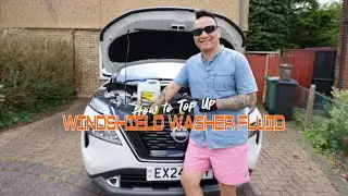 How To Top Up Windshield Washer Fluid In Your Car | Nissan X-trail 2024-25 | In Full Details | DIY