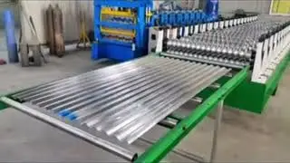Water ripple tile press, water ripple color steel equipment, roof tile glazed tile equipment