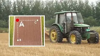 SunNav AG1000 GNSS land leveling system software operation video.