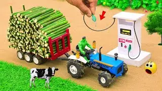 Diy diorama making mini motor water pump science project  @SanCreator1
