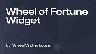 🎯  WheelWidget.com — Wheel of Fortune Widget for Any Site