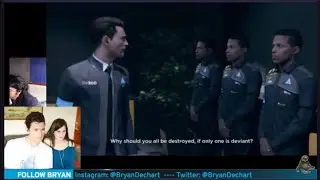 Bryan Dechart Play - Detroit: Become Human With His Girlfriend.