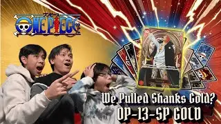 One Piece OP-13 | Мы достали One Piece Shanks NM Gold Card?