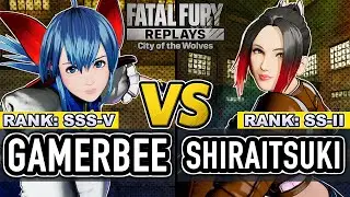 FF COTW ▰ GAMERBEE (Hotaru) vs SHIRAITSUKI (Mai) ▰ Fatal Fury CotW High Level Gameplay