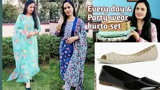 Amazon Mega fashion weekend //summer special outfits 👗kurta set & footwear