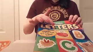 ASMR relaxing book tapping and tracing. No talking