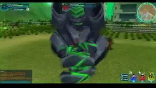 FusionFall Retro - Punching the Rage Roadkiller until it dies