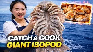 Blue Sea Stories | Catching and Cooking a Giant Sea Bug  Rare Seafood from the Ocean
