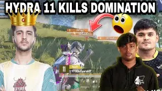 Hydra 11 Kills Domination 🐉 | Hydra Vs wsb gaming | Hydra vs team tamilas | Hydra Vs alibaba Raiders