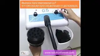 Electric Hand Back Body Massager Cellulite G5 Vibration Body Slimming Machine 5 Massage Heads