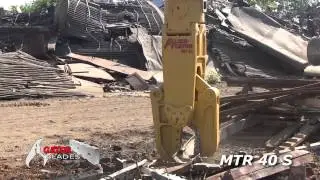 Allied-Gator MTR 40 S with Serrated Gator Blades&trade; - Processing Steel Pipe &  Scrap