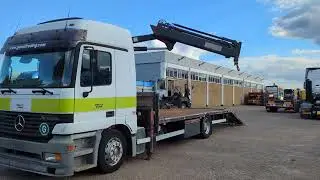 V796 Mercedes-Benz Actros 1831 Sleepcab Euro2 - MKG HLK80 3360KG - Air Suspension - Loading Ramp