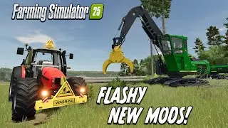 EXCELLENT ANIMATIONS & FEATURES?! NEW MODS (REVIEW)?!! FARMING SIMULATOR 25