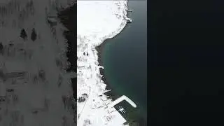 Снежная сказка с высоты птичьего полёта 🎦 #dji #norway #dronevideo