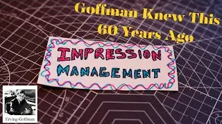 why everyone feels fake now (Goffman was right)