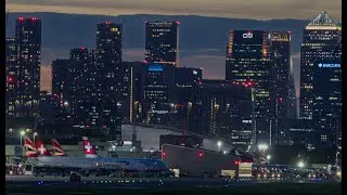 Night Departures From London City Airport