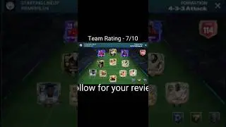 Team review of my subscriber #funk #fifamobile #trending #shorts