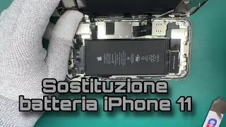Video tutorial/guida in italiano - Sostituzione batteria iPhone 11 - easy disassembly screen