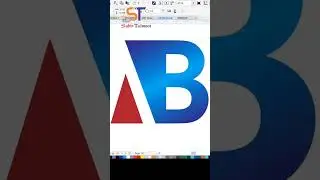 A+B Letter Logo Design in CorelDraw | Sabir Taimoor #shorts #coreldrawtutorials #designer #graphics