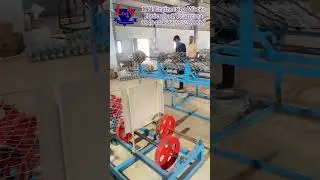 High Speed Fully Automatic Chain Link Machine ⚡Unmatched performance #chainlinkfence #jali #fence