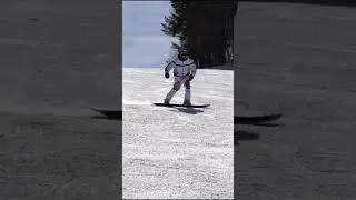 SNOW BOARD CARVING TURN　KaZu #shorts  #snowboarding #carving #bcstream #marqleen