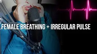 Happy Heartbeats Female Breathing With Fabric Scratching | Heartbeat ASMR