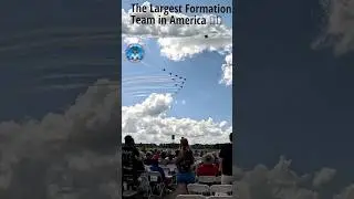 Full Throttle Formation Team (Spirit Pass) at Wings Over Wayne 2025 Air Show #fyp #shorts #history