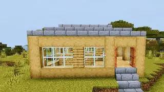Minecraft : how to Build a small and starting House tutorial (easy) #1 #minecraft