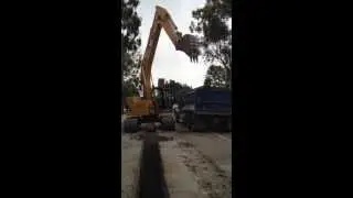 CAT 321C LCR First Day on the Job