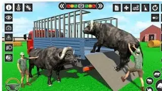 New Animals Cargo Transport Truck 2025 | Beautiful UK City Views | Viral Game Video