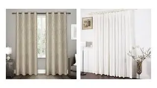 Luxury White Blackout Curtains