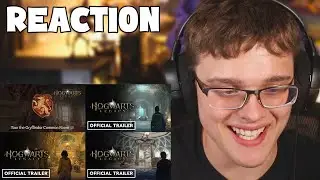 HOGWARTS LEGACY - Tours of Ravenclaw, Hufflepuff, Slytherin & Gryffindor Common Rooms REACTION!