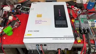 150058 Anern 10.2kW ใช้ไฮบริดยังไงไม่ให้พัง เครื่องนี้ภาคอินเวอร์เตอร์พังยกชุด เมก้า ระยอง
